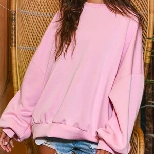 233 NWT Boutique Oversized Super Soft Scuba Sweatshirt